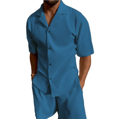 STEFANO™ | Stijlvol Zomerset Met V-Hals Voor Mannen