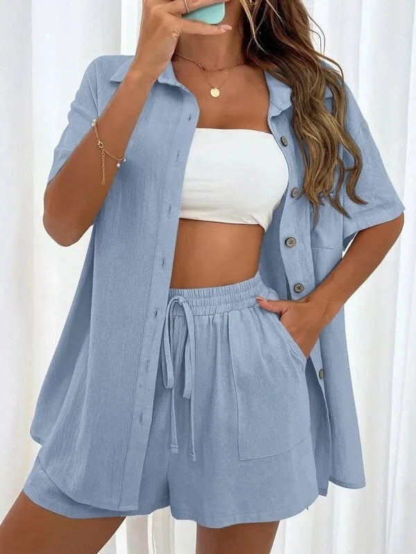 VALENTINA™ | Stijlvolle Tweedelige Zomerset Voor Vrouwen