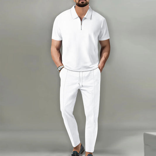VALENTINO™ | Luxe Tweedelig Set Met Kraag Voor Mannen